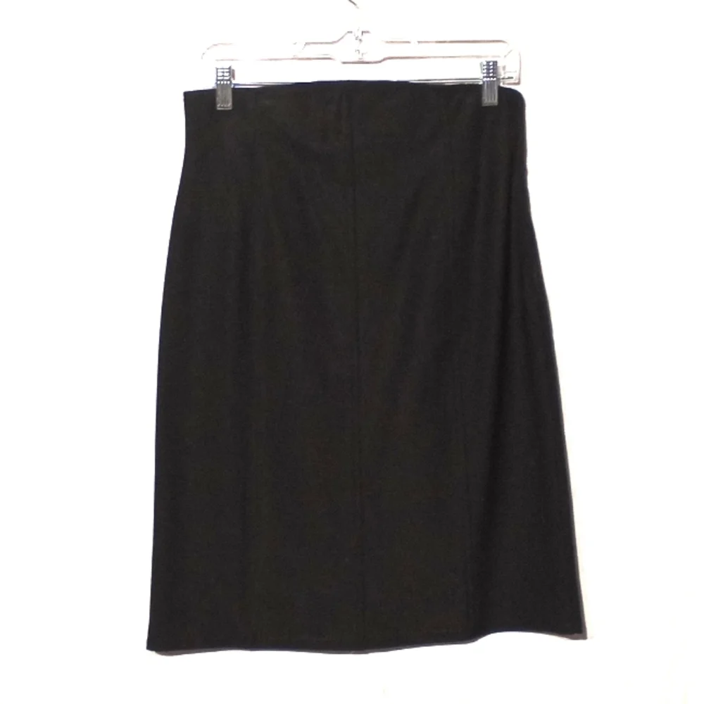 MALISY Black Wool Blend High-Waisted Pencil Skirt, Made in Italy - Picture 1 of 6